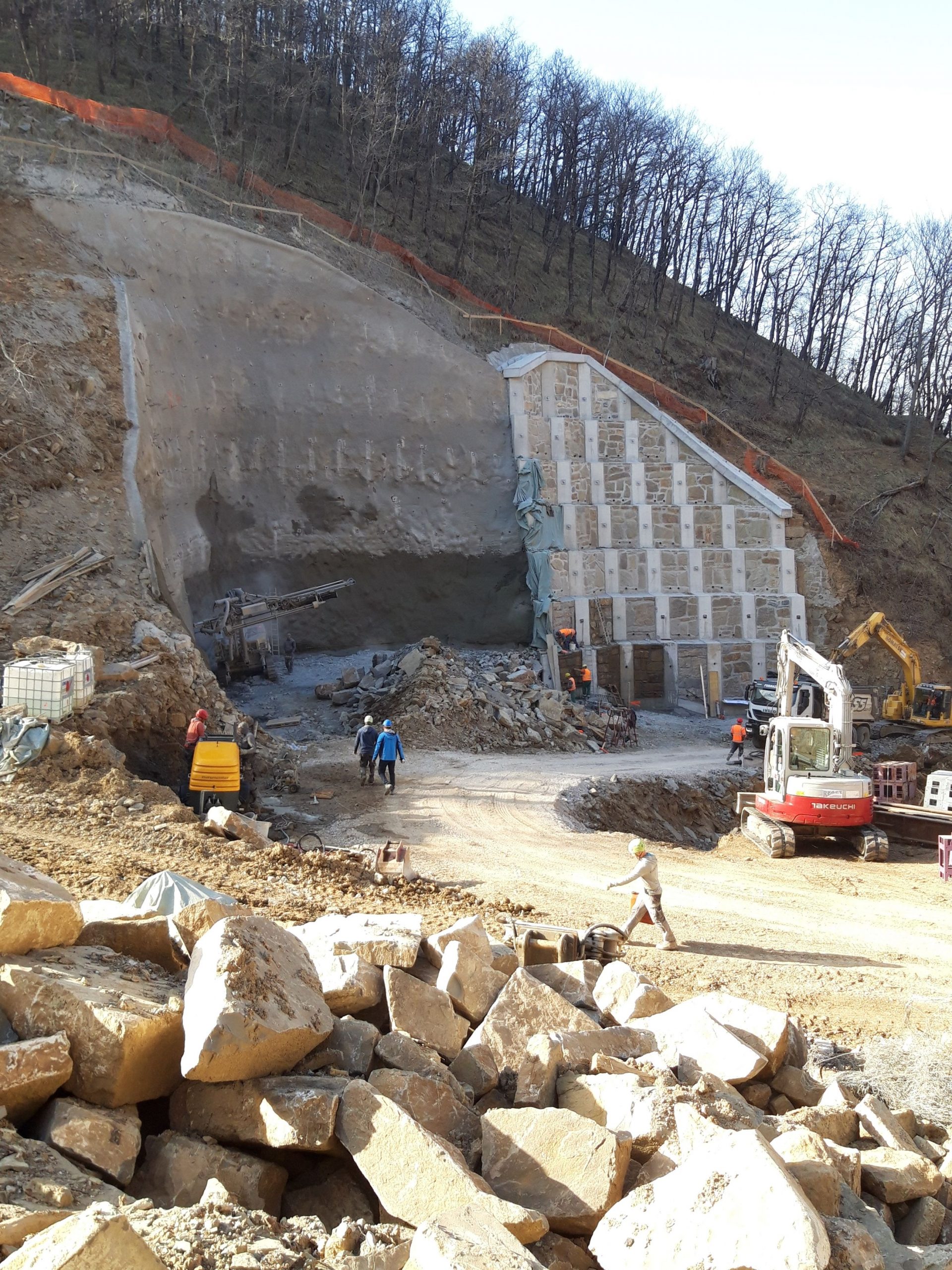 Garnol infrastrukturno gradbišče